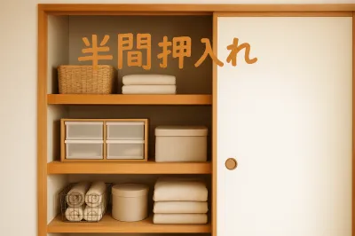 半間押入れの収納アイデアを７つ紹介！すっきり片付く工夫がコレ