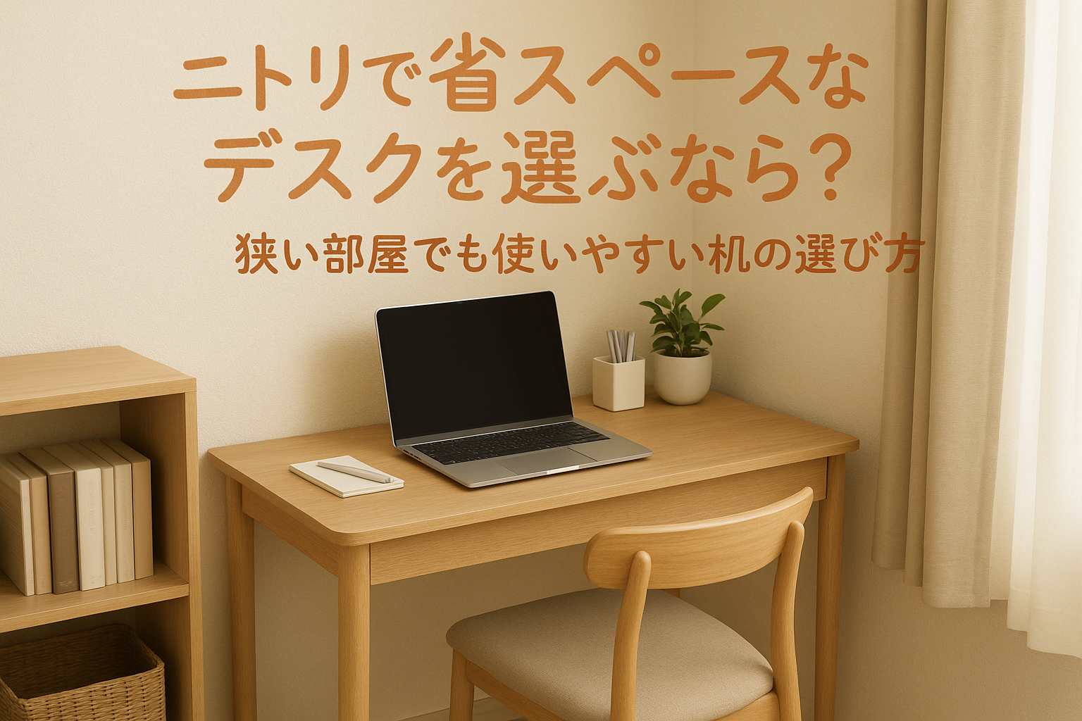 ニトリで省スペースなデスクを選ぶなら？狭い部屋でも使いやすい机の選び方
