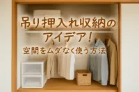 吊り押入れ収納のアイデア！空間をムダなく使う方法
