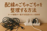 配線のごちゃごちゃを整理する方法｜コード地獄が一変する見逃せない収納術