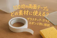 100均の両面テープはどの素材に使える？プラスチック・ガラス・スポンジ別に解説