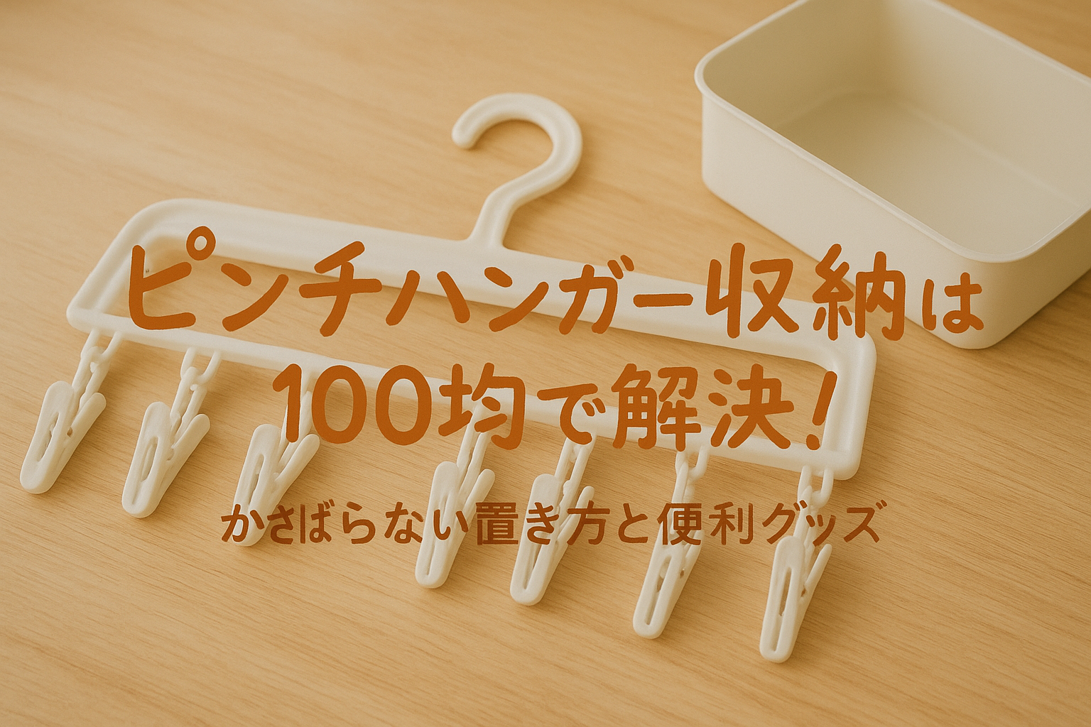 ピンチハンガー収納は100均で解決！かさばらない置き方と便利グッズ