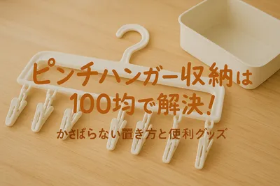 ピンチハンガー収納は100均で解決！かさばらない置き方と便利グッズ