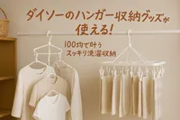 ダイソーのハンガー収納グッズが使える！100均で叶うスッキリ洗濯収納