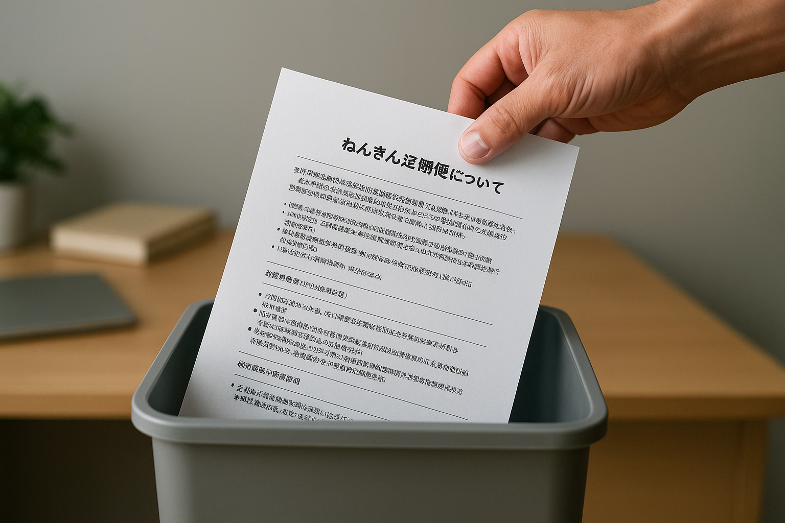 なぜねんきん定期便は捨てても大丈夫なのか