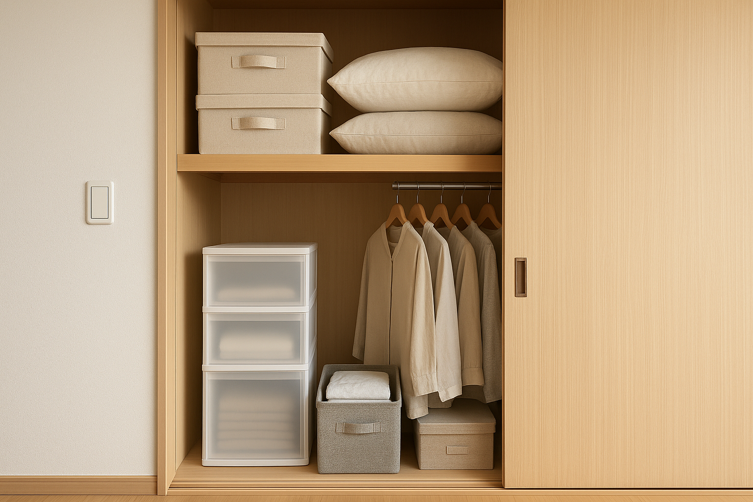 押入れ収納で部屋が広く使える理由