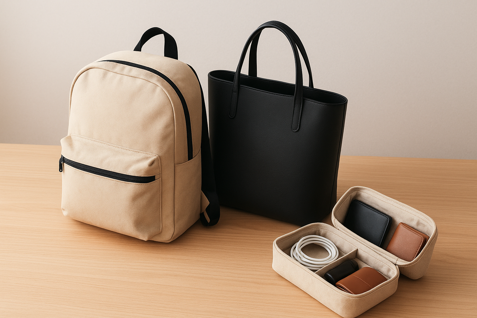 バッグ整理の基本は「不要品を減らす・分ける・定位置を決める」の3つ