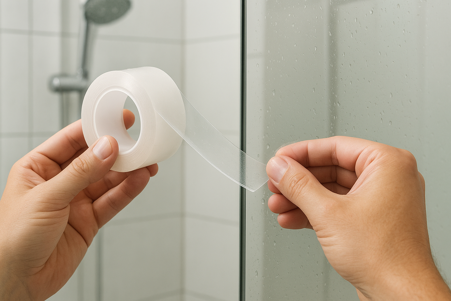 100均の両面テープは水回りでも使えるの?